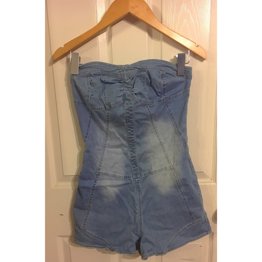 Sexy jean romper